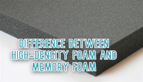 pu foam vs high density foam|The Differences Between Low Density and High.